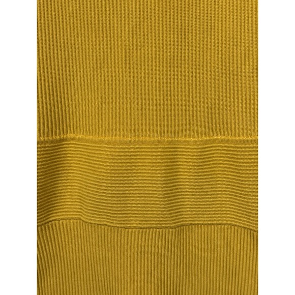 House of Harlow 1960 Marigold Ribbed Bodycon Midi‎ Dress S EUC - Picture 3 of 4